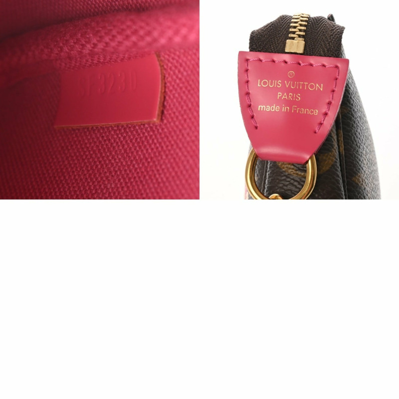 路易威登 (LOUIS VUITTON) 路易威登 Monogram Mini Pochette Accessoires Vivienne Brown M69752 女士帆布配件包 A 級二手 Ginzo-10