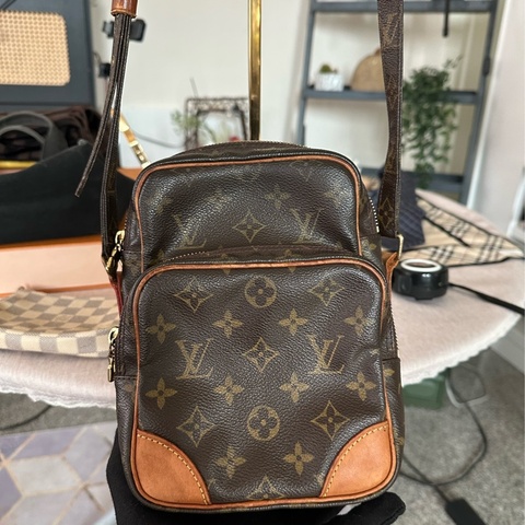 LV雙層相機包 老花斜背包 肩背包