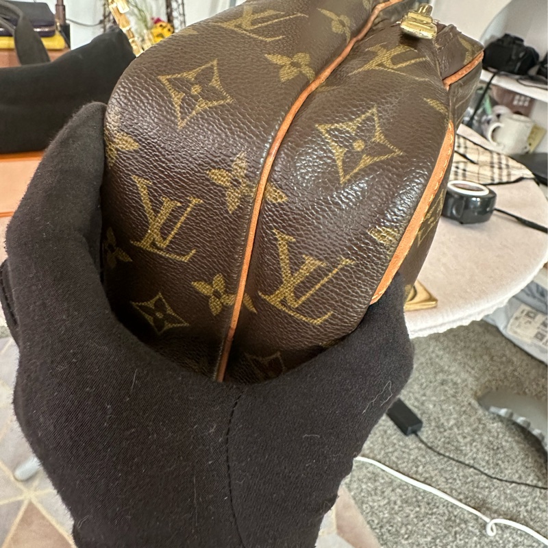 LV雙層相機包 老花斜背包 肩背包-17