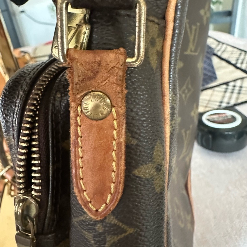 LV雙層相機包 老花斜背包 肩背包-35