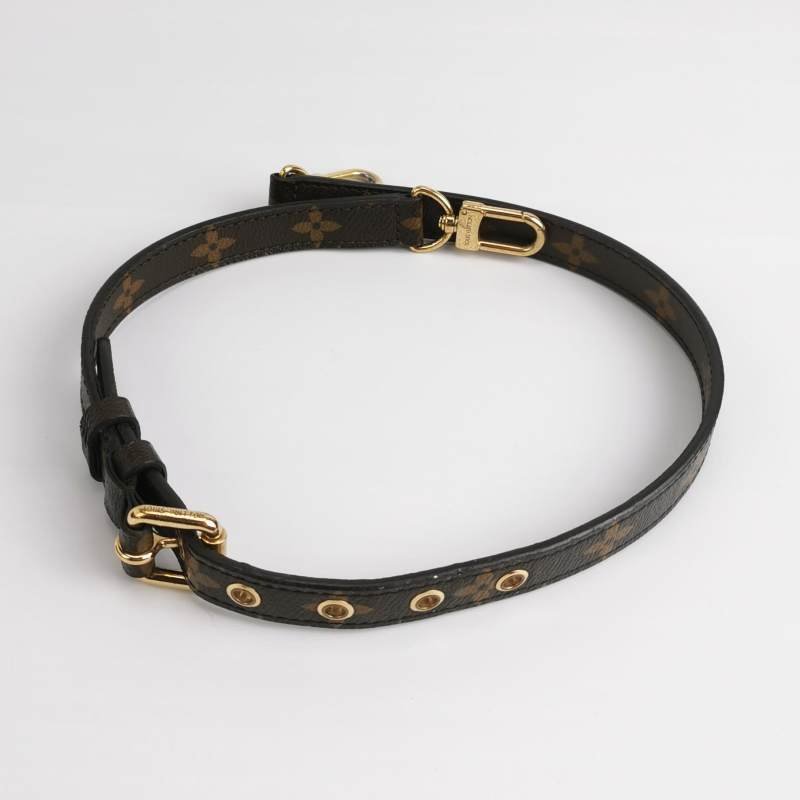 Louis Vuitton(LV)Pallas傳奇包大號牛皮Monogram印花V形拼色單肩包-8