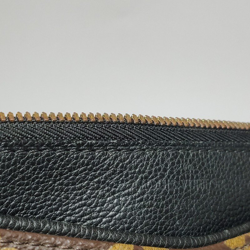 Louis Vuitton(LV)Pallas傳奇包大號牛皮Monogram印花V形拼色單肩包-18