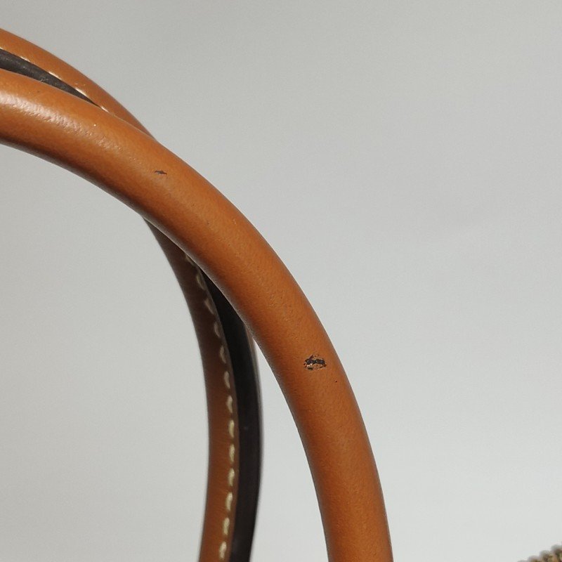 Louis Vuitton(LV)Pallas傳奇包大號牛皮Monogram印花V形拼色單肩包-22