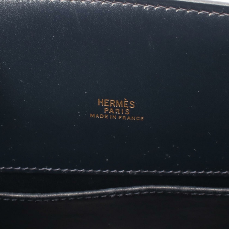 愛馬仕 Kelly Sports PM 單肩斜背包 S 011099CC 皮革 藍色靛藍 GHW-3