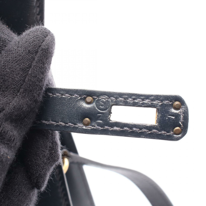 愛馬仕 Kelly Sports PM 單肩斜背包 S 011099CC 皮革 藍色靛藍 GHW-4