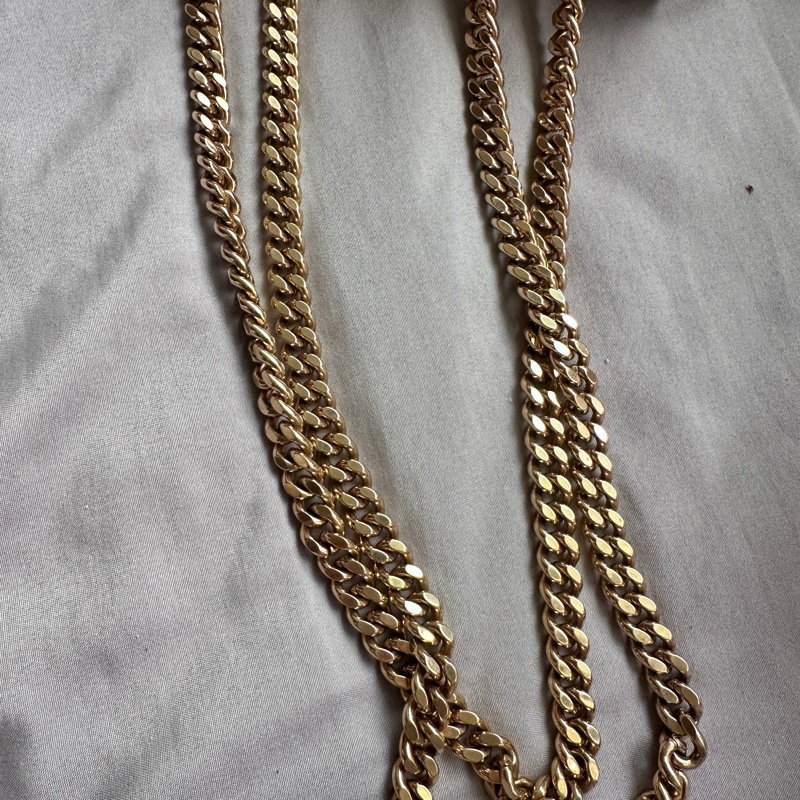 GUCCI古馳 Deco系列 白色鏈條包，小號豆腐包壓扣秀款-16