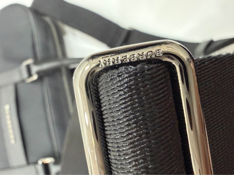 BURBERRY 黑色 尼龍 筆電包 電腦包 公事包 文件包 肩背包 側背包 斜背包-15