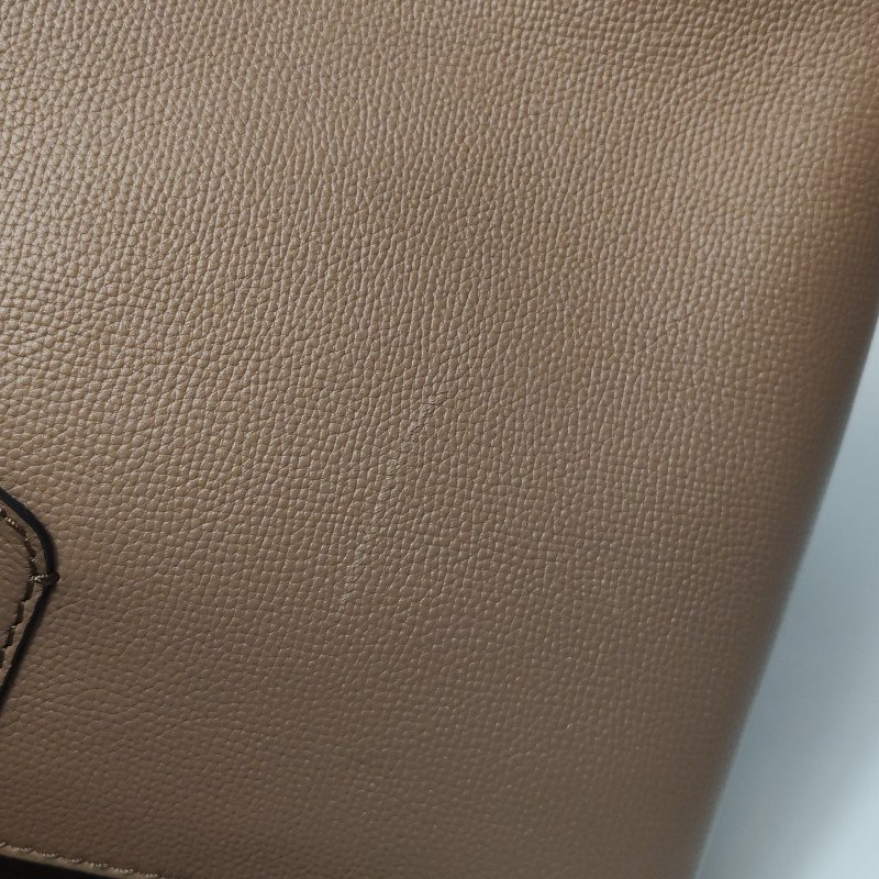 Burberry Camberley中號牛皮帆布純色字母logo單肩包-14