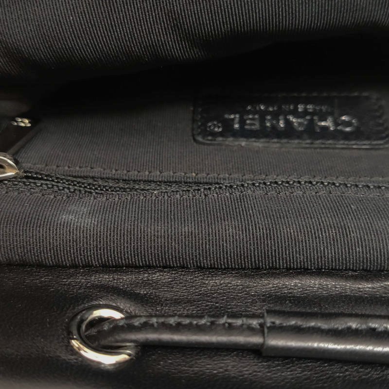 Chanel Urban Spirit羊皮菱格絎縫雙C書包扣雙肩包-8