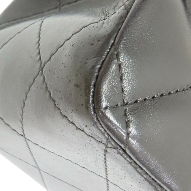 黑色 羊皮 COCO 30 鍊帶 肩背包 銀扣【CHANEL】 A58600-11