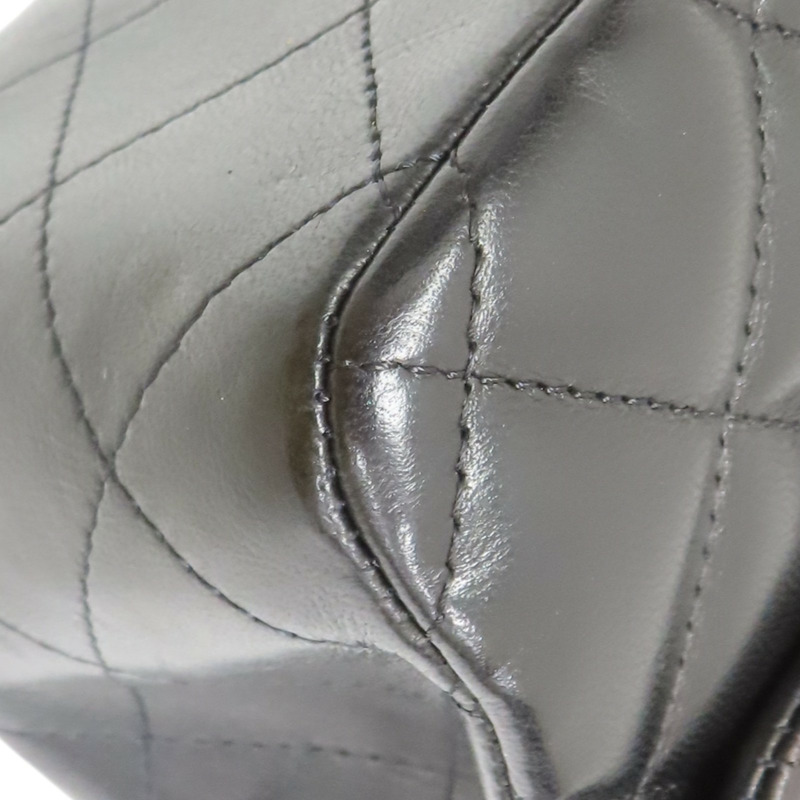 黑色 羊皮 COCO 30 鍊帶 肩背包 銀扣【CHANEL】 A58600-12