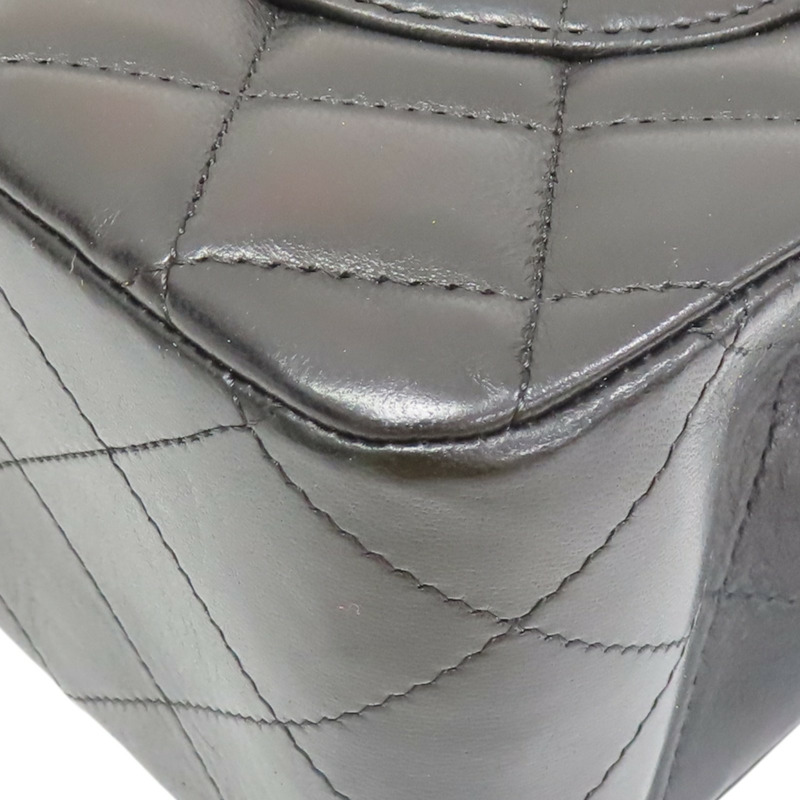 黑色 羊皮 COCO 30 鍊帶 肩背包 銀扣【CHANEL】 A58600-14