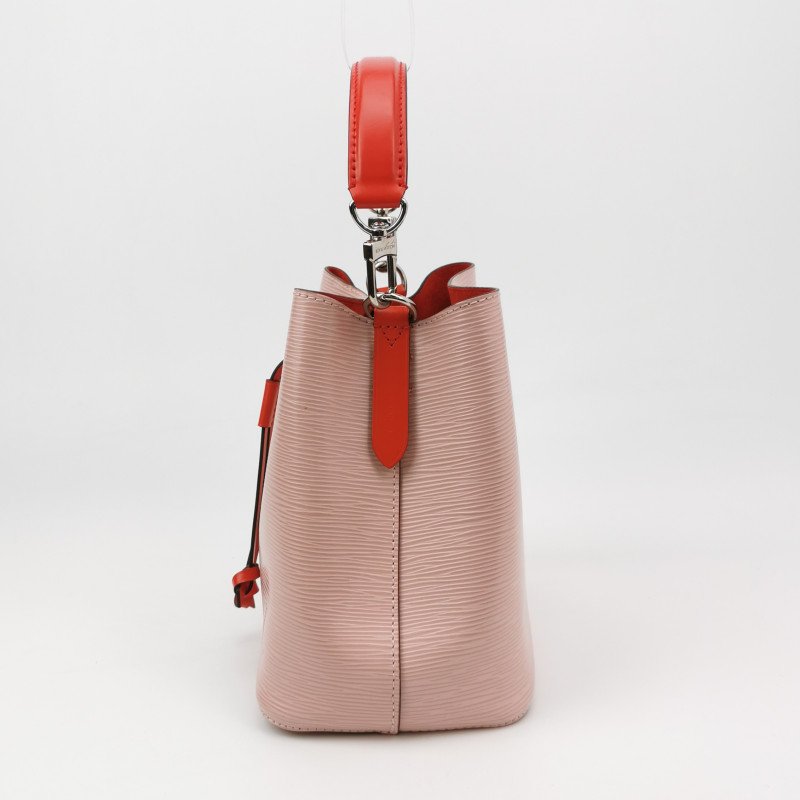 Louis Vuitton(LV)NEONOEBB牛皮水波紋抽繩斜挎包單肩包-2