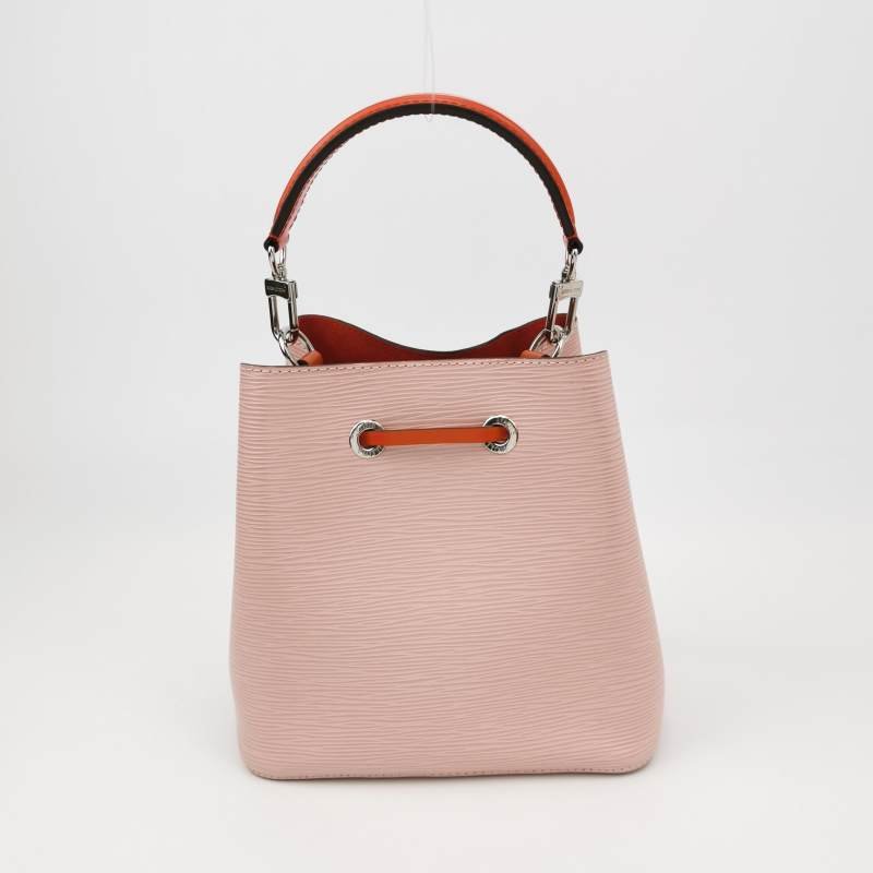 Louis Vuitton(LV)NEONOEBB牛皮水波紋抽繩斜挎包單肩包-4