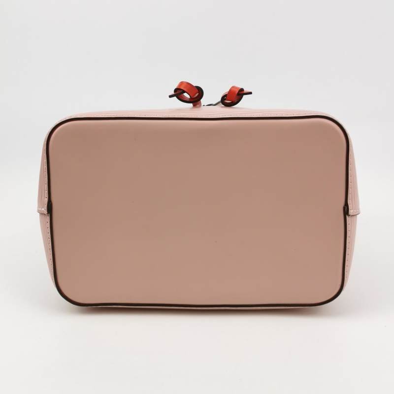 Louis Vuitton(LV)NEONOEBB牛皮水波紋抽繩斜挎包單肩包-5