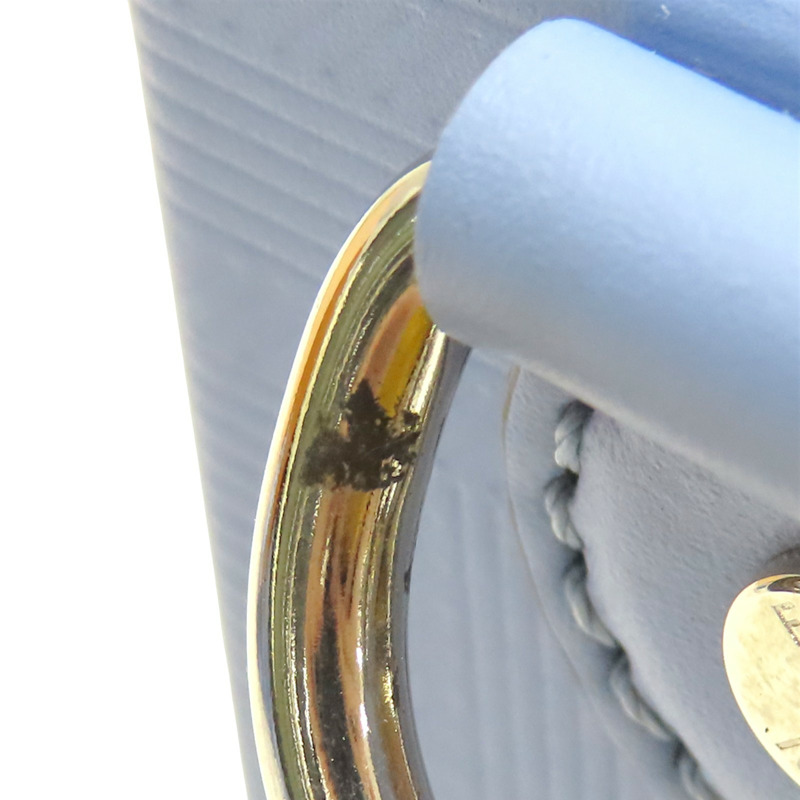 藍色 帆布小牛皮飾邊 Baguette Soft Trunk 硬殼 兩用包【FENDI 芬迪】 7VA565-16