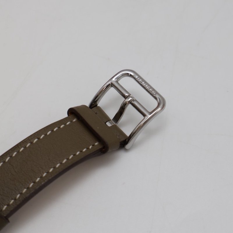 HERMES Heure H腕錶 - 21 灰銀 Y-3