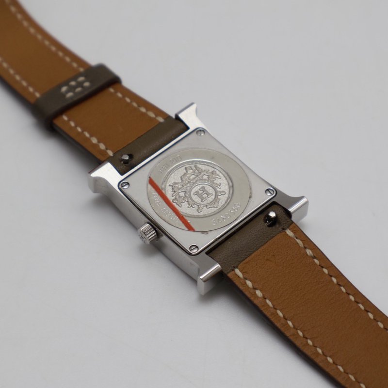 HERMES Heure H腕錶 - 21 灰銀 Y-5