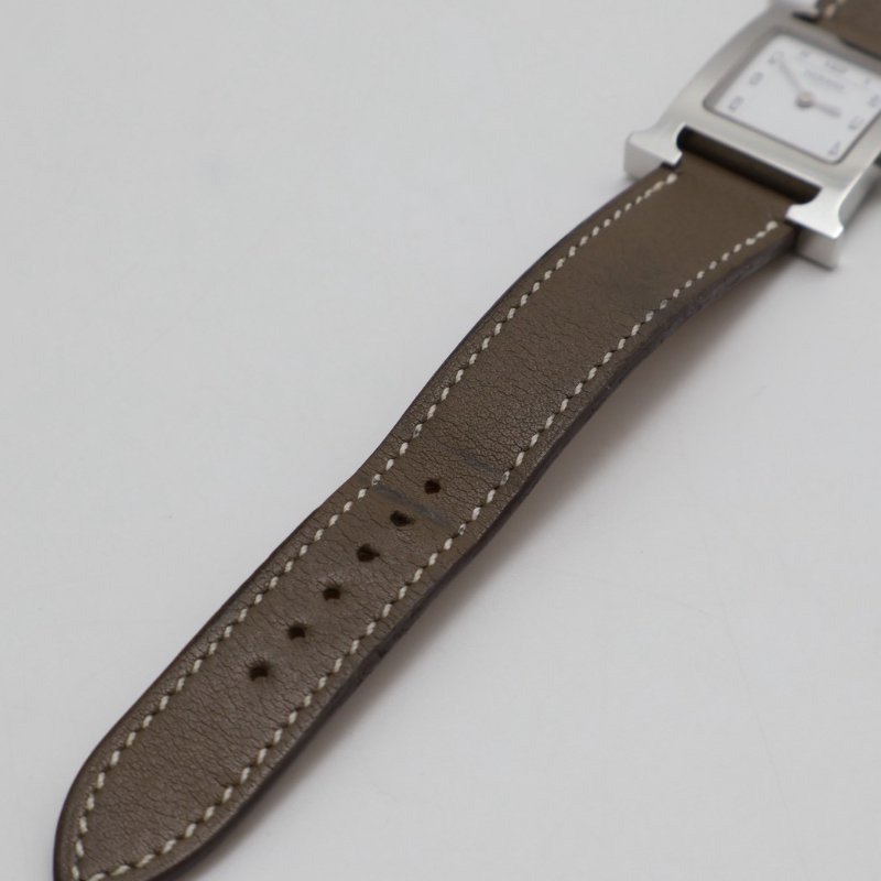 HERMES Heure H腕錶 - 21 灰銀 Y-7