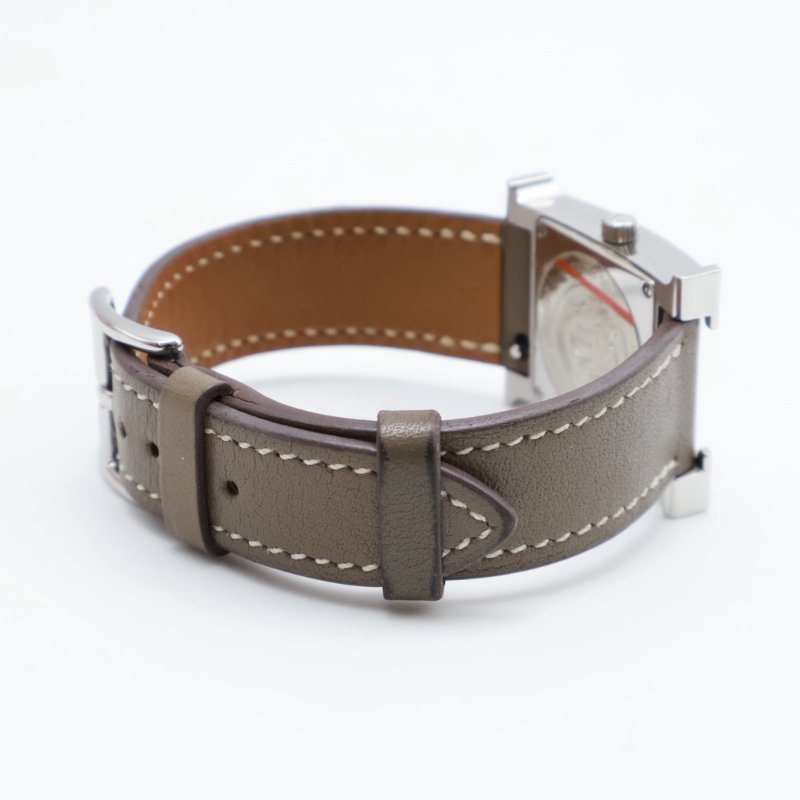 HERMES Heure H腕錶 - 21 灰銀 Y-10