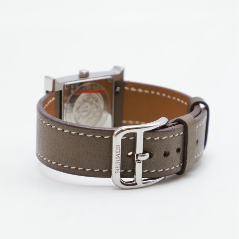 HERMES Heure H腕錶 - 21 灰銀 Y-11
