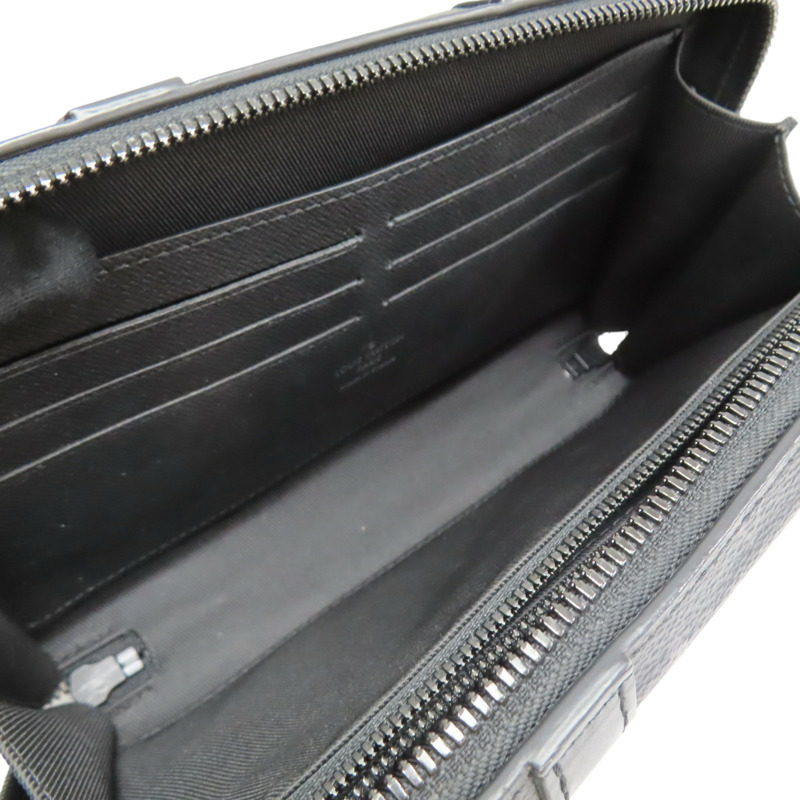 黑色 原花 Eclipse帆布 Soft Trunk 肩背包【LOUIS VUITTON LV 路易威登】 M69838-4