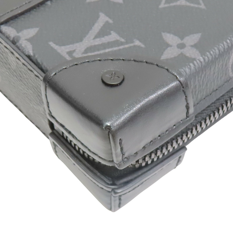 黑色 原花 Eclipse帆布 Soft Trunk 肩背包【LOUIS VUITTON LV 路易威登】 M69838-12