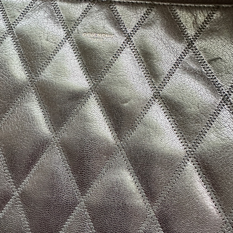 Givenchy紀梵希黑色小羊皮手拿包-6