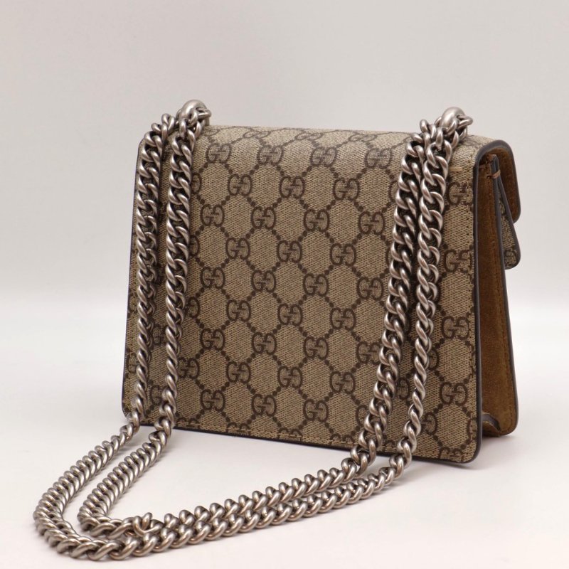 GUCCI Dionysus老花酒神包 - 小號烏木色-1