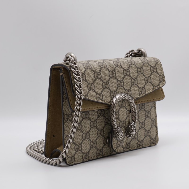 GUCCI Dionysus老花酒神包 - 小號烏木色-8