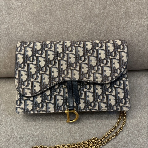 DIOR中型woc鏈條包