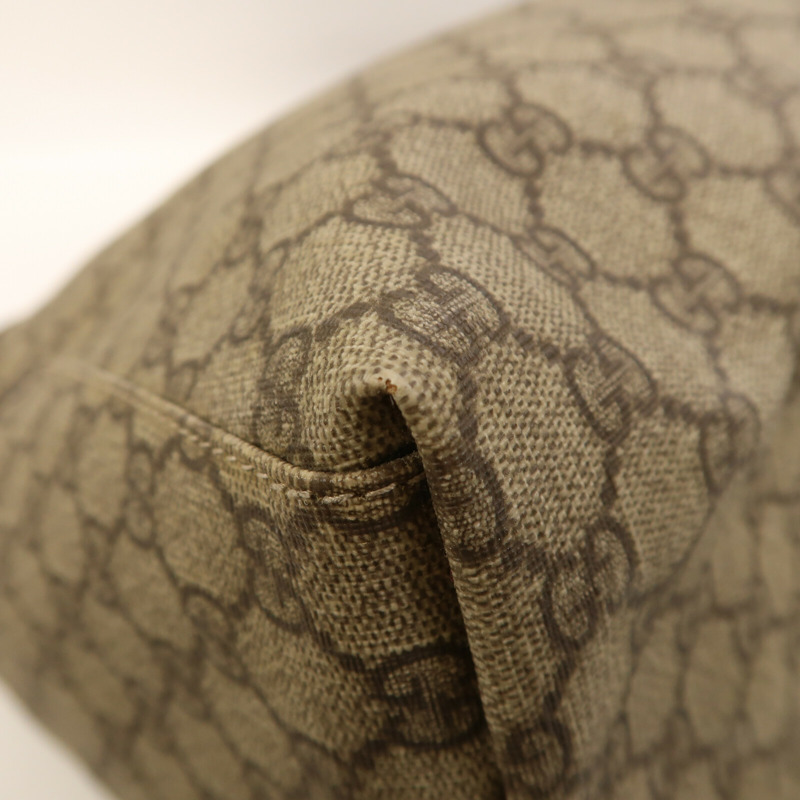 GUCCI 塗層帆布Shoulder Bag金扣肩背袋-5