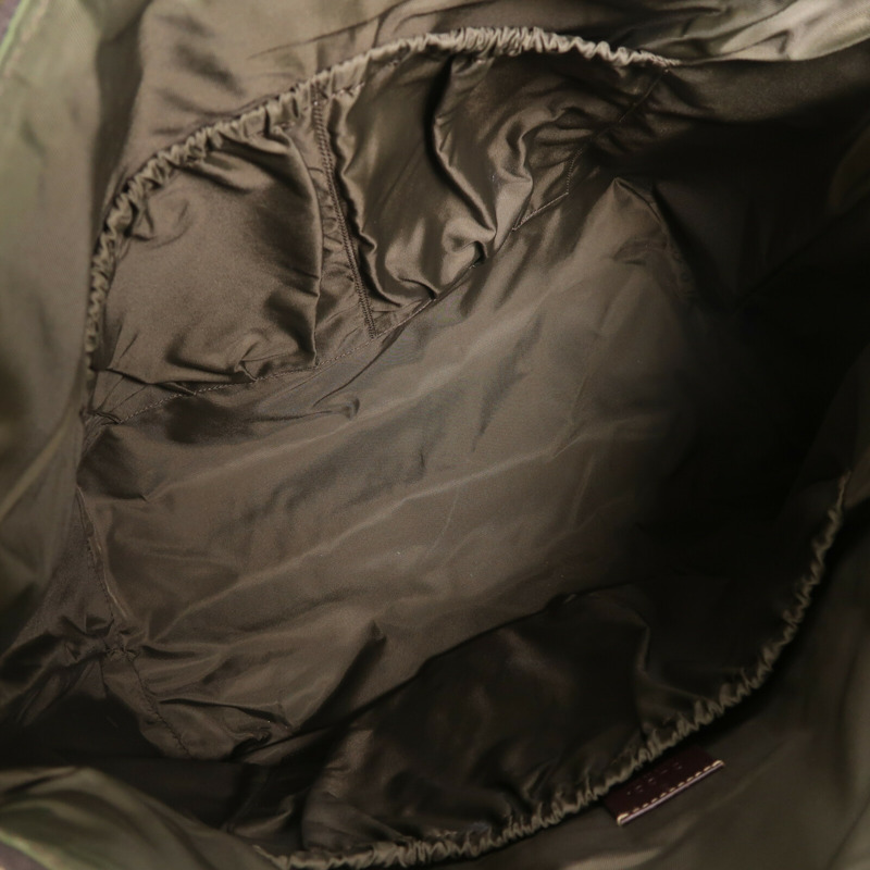 GUCCI 塗層帆布Shoulder Bag金扣肩背袋-16