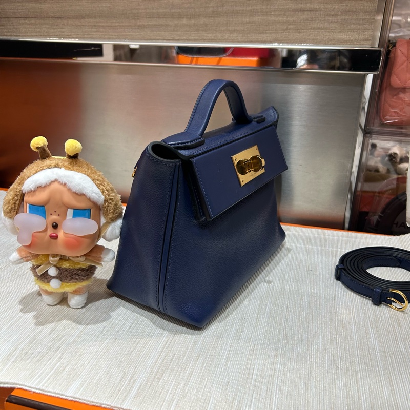 Hermes Mini 2424 Blue Nuit Stamp Z-2