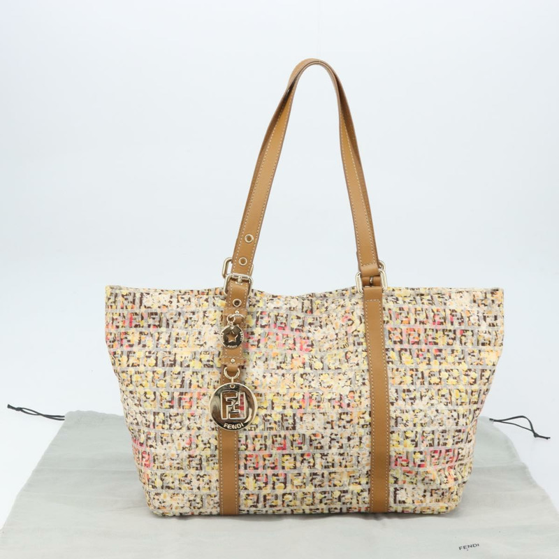 【日本直送】FENDI Zucchino帆布托特包 多色 金色 正品 161008V-11
