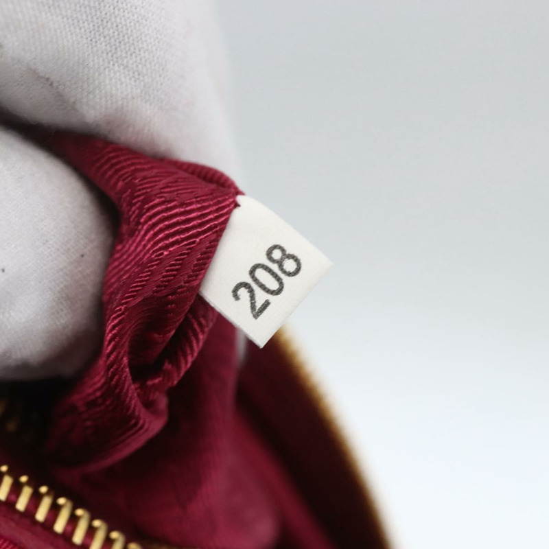 【日本直送】PRADA 尼龍粉金肩包 Auth 161682V-10