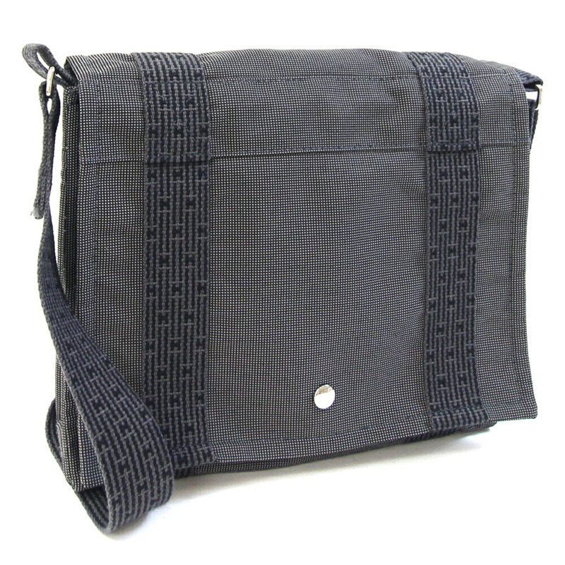 愛馬仕 Hermès Air Line Bassus PM 灰色帆布男女肩背包-0