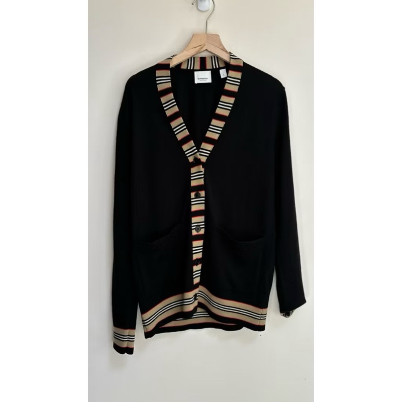 Burberry 羊毛開襟外套-0