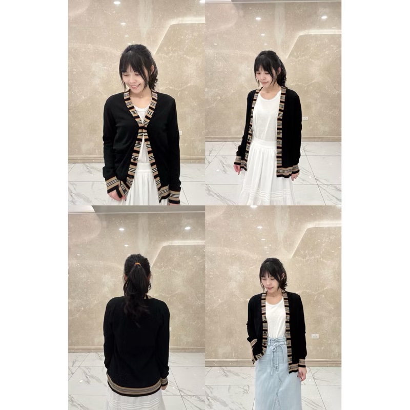 Burberry 羊毛開襟外套-1