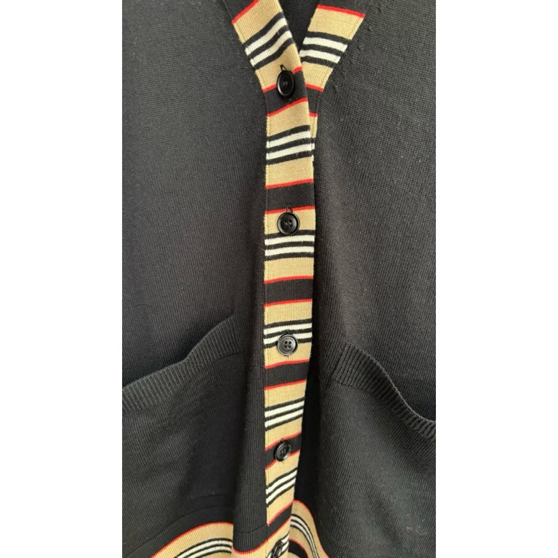 Burberry 羊毛開襟外套-2