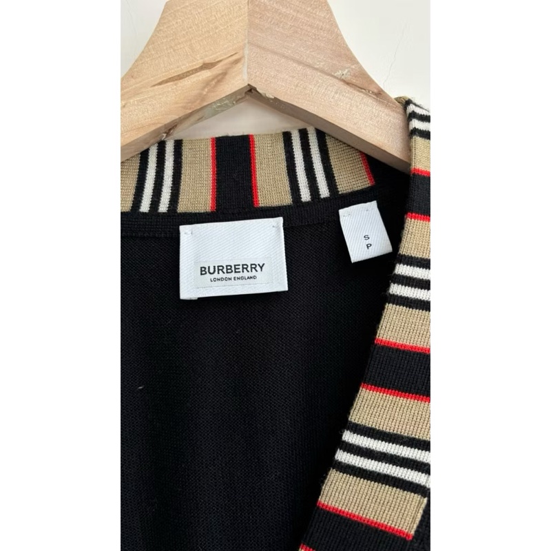 Burberry 羊毛開襟外套-3