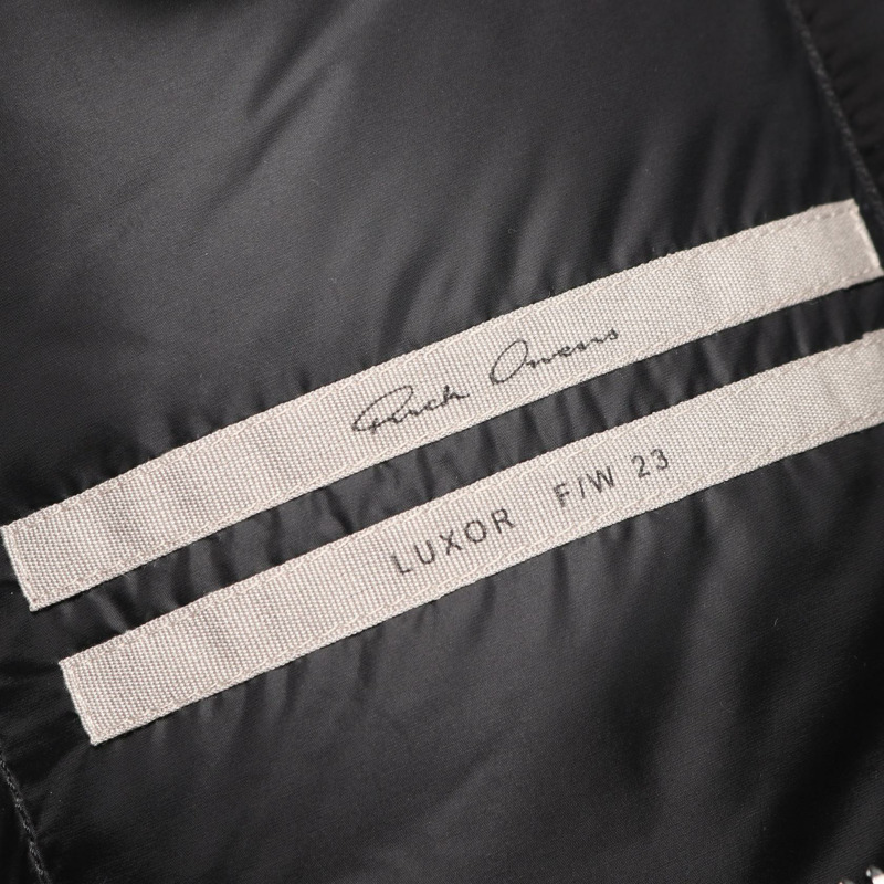 Rick Owens 密封背心 尼龍黑色羽絨背心 #I56 二手男款-2