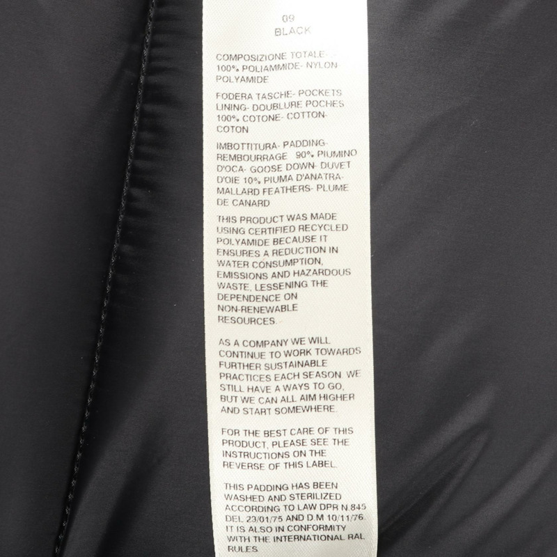 Rick Owens 密封背心 尼龍黑色羽絨背心 #I56 二手男款-5