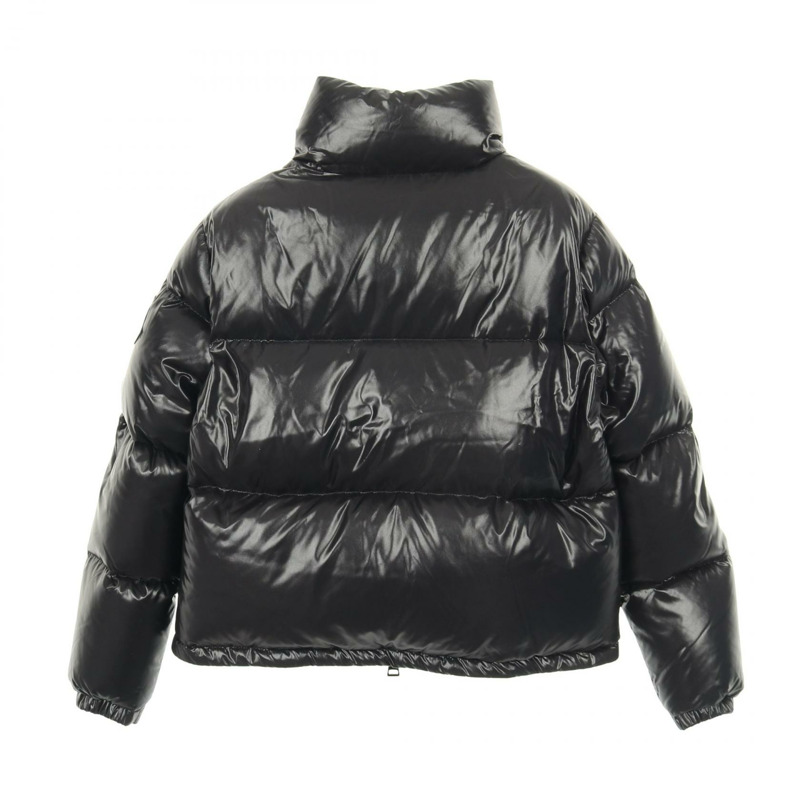 MONCLER VENAN 女士尼龍羽絨服，黑色，00號，二手-1