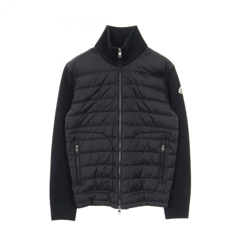 MONCLER 羊毛開襟衫，黑色，S碼，二手女款