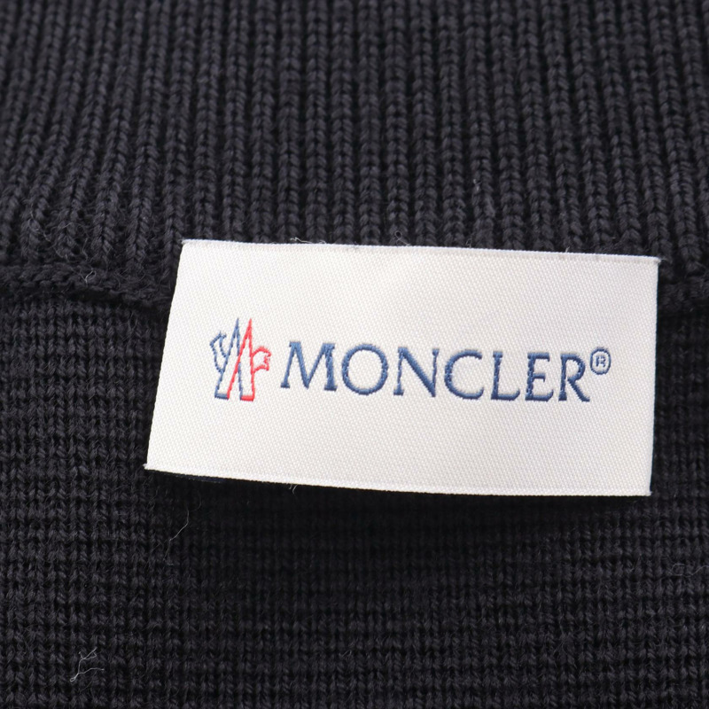 MONCLER 羊毛開襟衫，黑色，S碼，二手女款-2