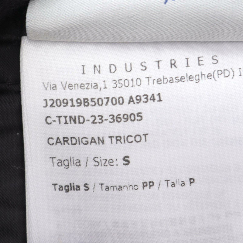 MONCLER 羊毛開襟衫，黑色，S碼，二手女款-4