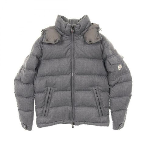 MONCLER MONTGENEVRE Montgenevre 羽絨外套 E20914033805 羊毛灰 #2 二手男式