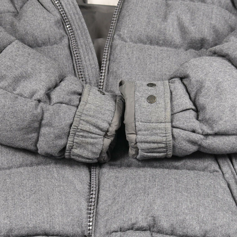 MONCLER MONTGENEVRE Montgenevre 羽絨外套 E20914033805 羊毛灰 #2 二手男式-6