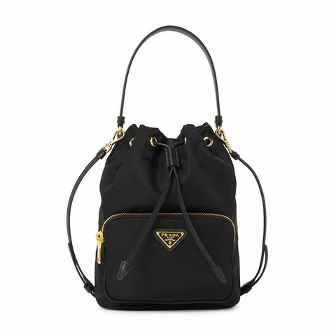 PRADA Duet Lina 尼龍女士水桶包 1BH038 RV44 F0002 UOP